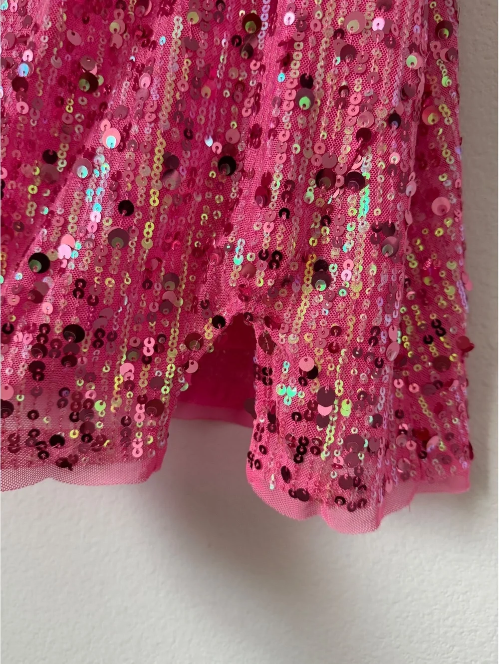Free People Intimately Sleeveless Sequin Midnight Kiss Mini Slip Dress Size M